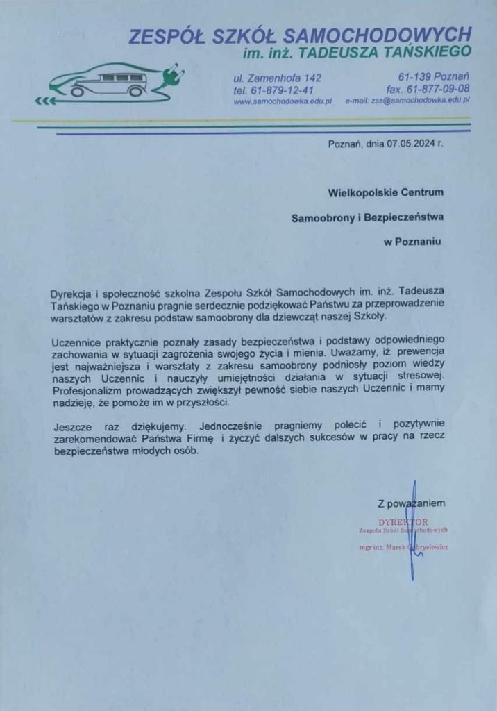 samoobrona dla mlodziezy warszawa