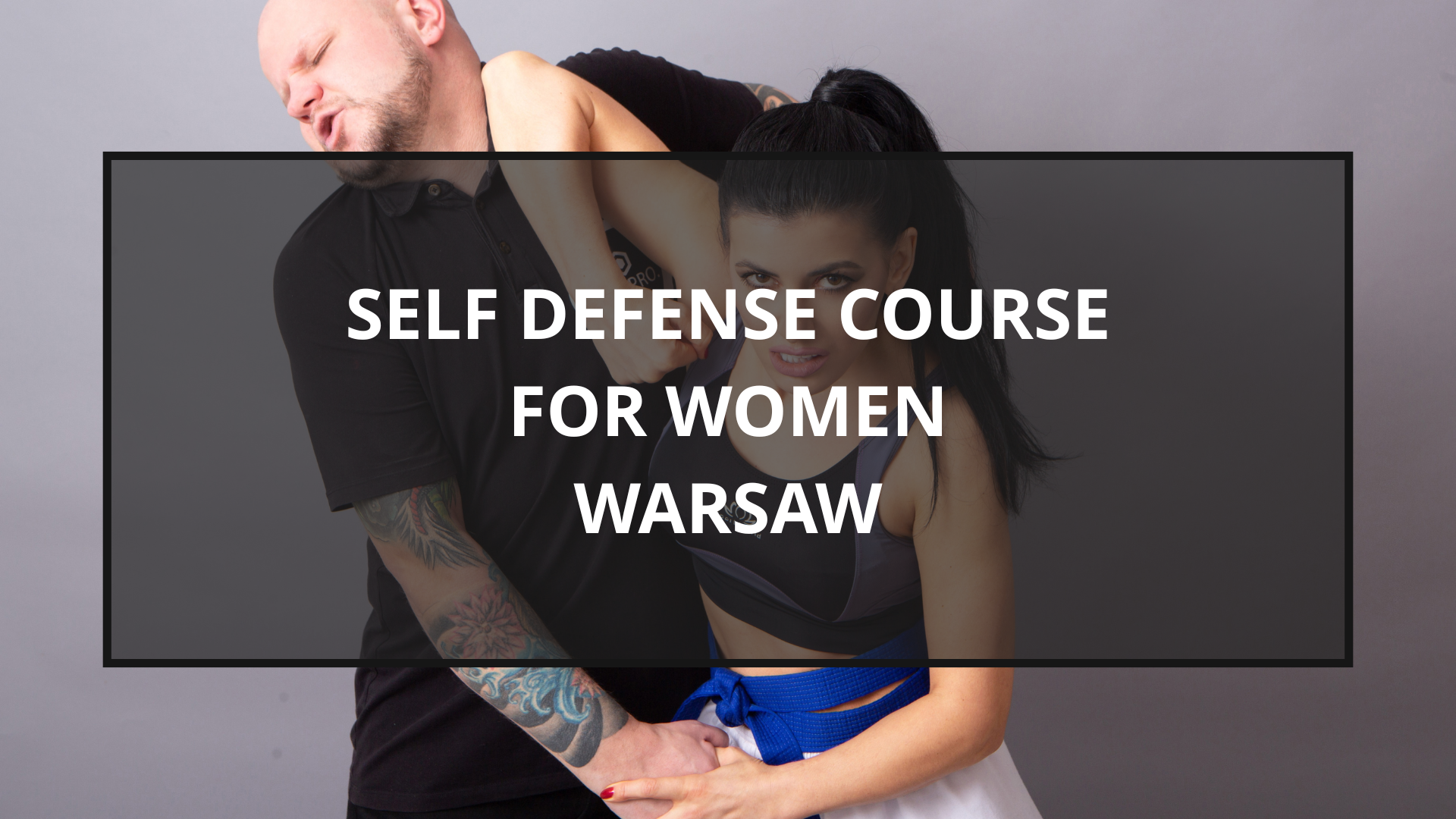 Women’s self-defense workshop in Warsaw – class photo